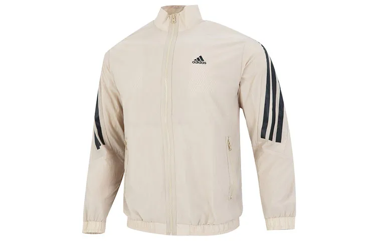 Adidas Essential Jacket Spring Fall Season Men's Khaki