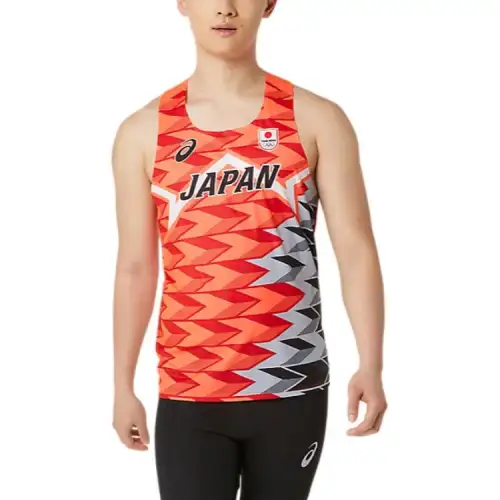 ASICS Running Tank Top Men's Sunrise Red