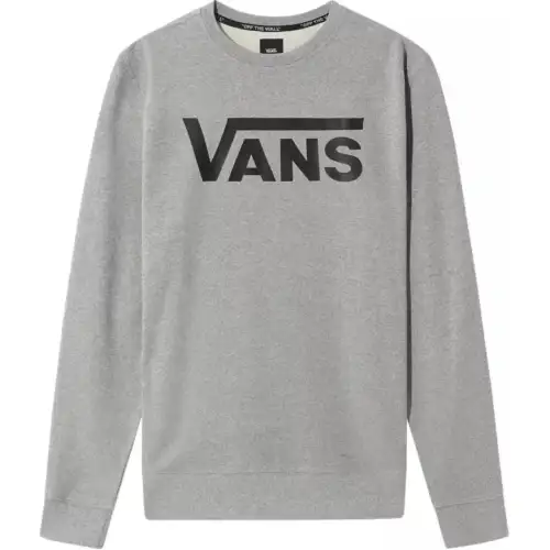 Vans Sweatshirts Men's Gray Crew Neck Moderate