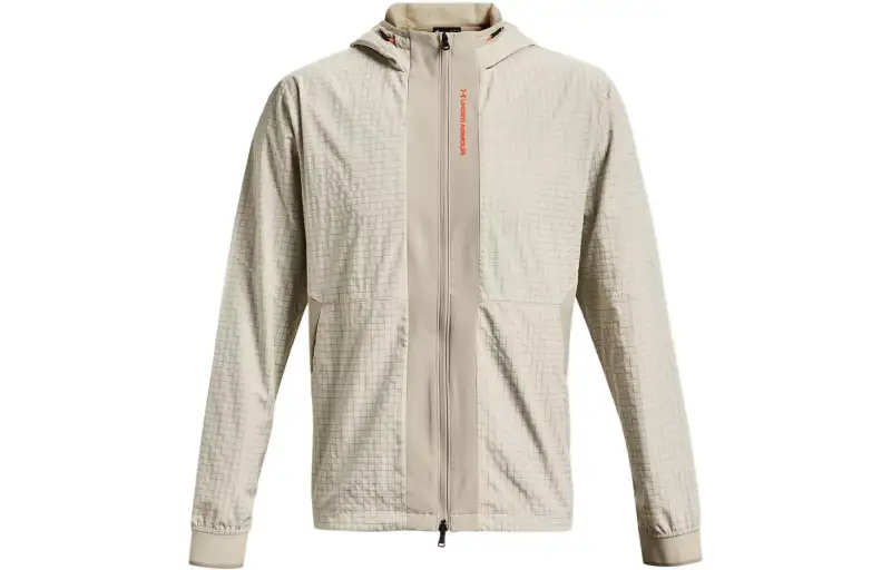 Under Armour RUSH Jackets Men's Limestone White Hooded Moderate Other