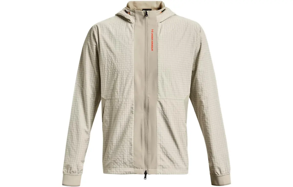 Under Armour RUSH Jackets Men's Limestone White Hooded Moderate Other