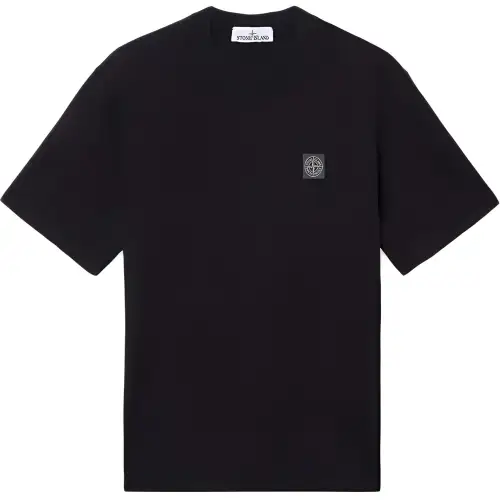 STONE ISLAND Logo Patch Short Sleeved T Shirt