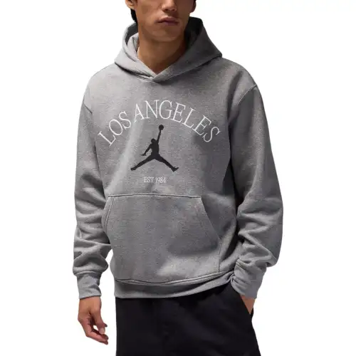 Jordan Apparel Sweatshirts Men's Gray Hooded Moderate Other