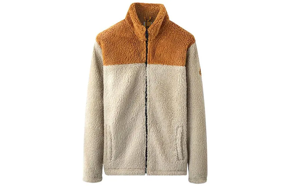 Timberland Jackets Men's Khaki Stand Collar Moderate Other