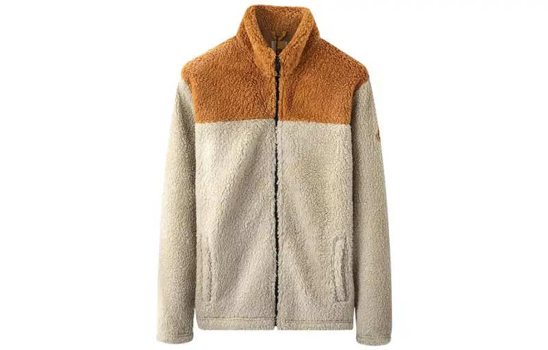 Timberland Jackets Men's Khaki Stand Collar Moderate Other