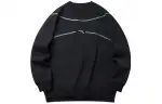 ANTA Sweatshirts Unisex Black Crew Neck Moderate Regular