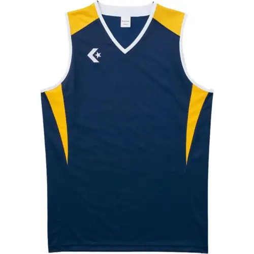 Converse Tank Tops Men's Blue V Neck Moderate Other