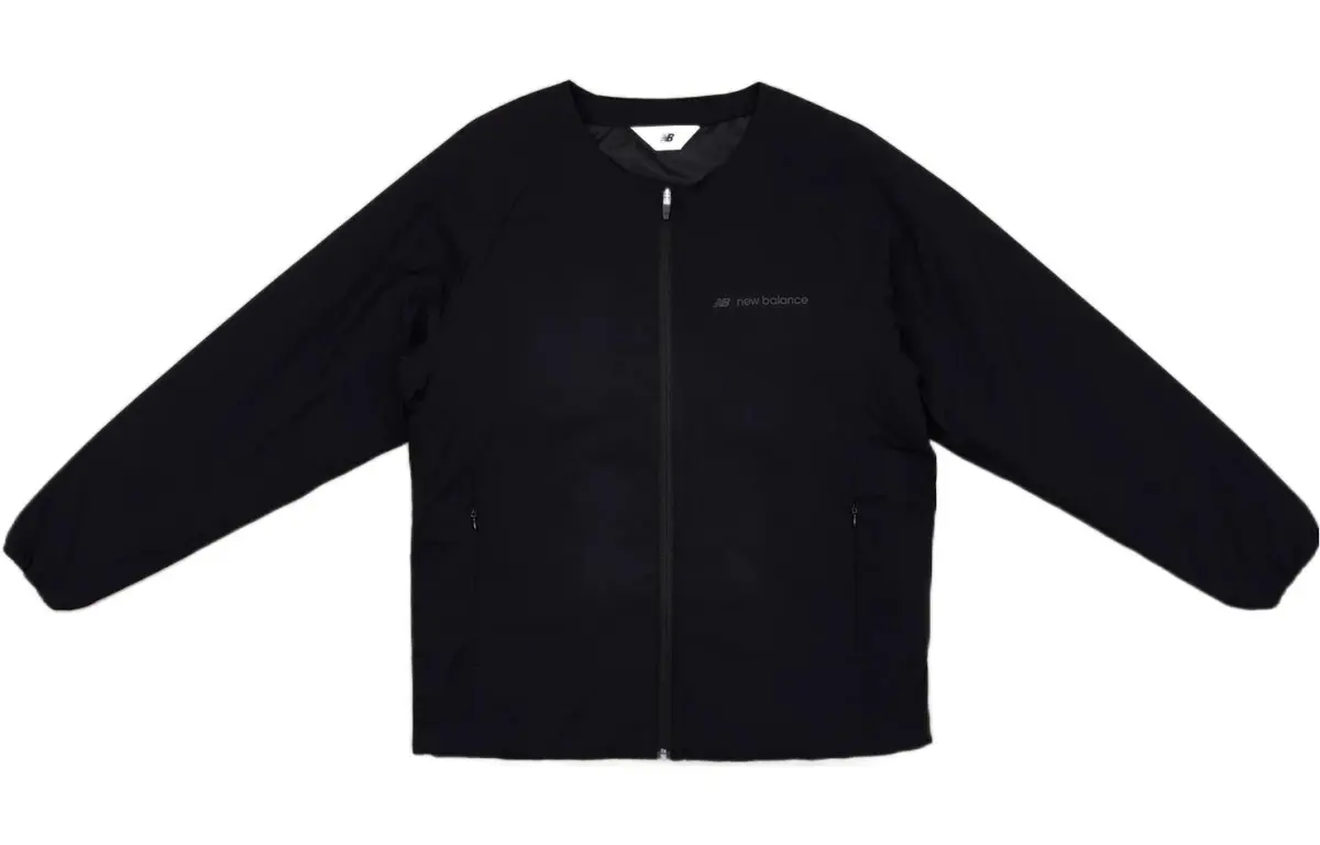 New Balance Jackets Men's Black Crew Neck Moderate Straight Fit