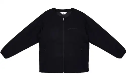 New Balance Jackets Men's Black Crew Neck Moderate Straight Fit