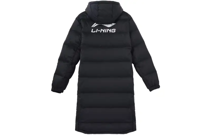 Li Ning Jackets Unisex Black Hooded Thickened Other