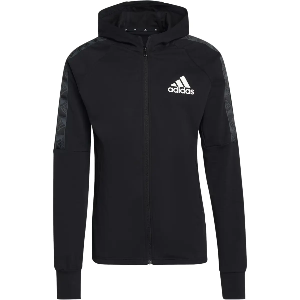 Adidas Jackets Men's Black Hooded (Non-detachable) Moderate