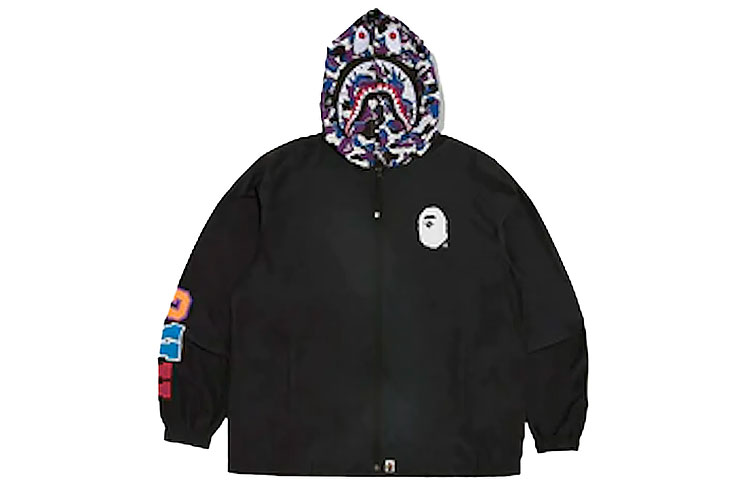 Bape Store Hong Kong 16th Anniversary Shark Windbreaker Jacket