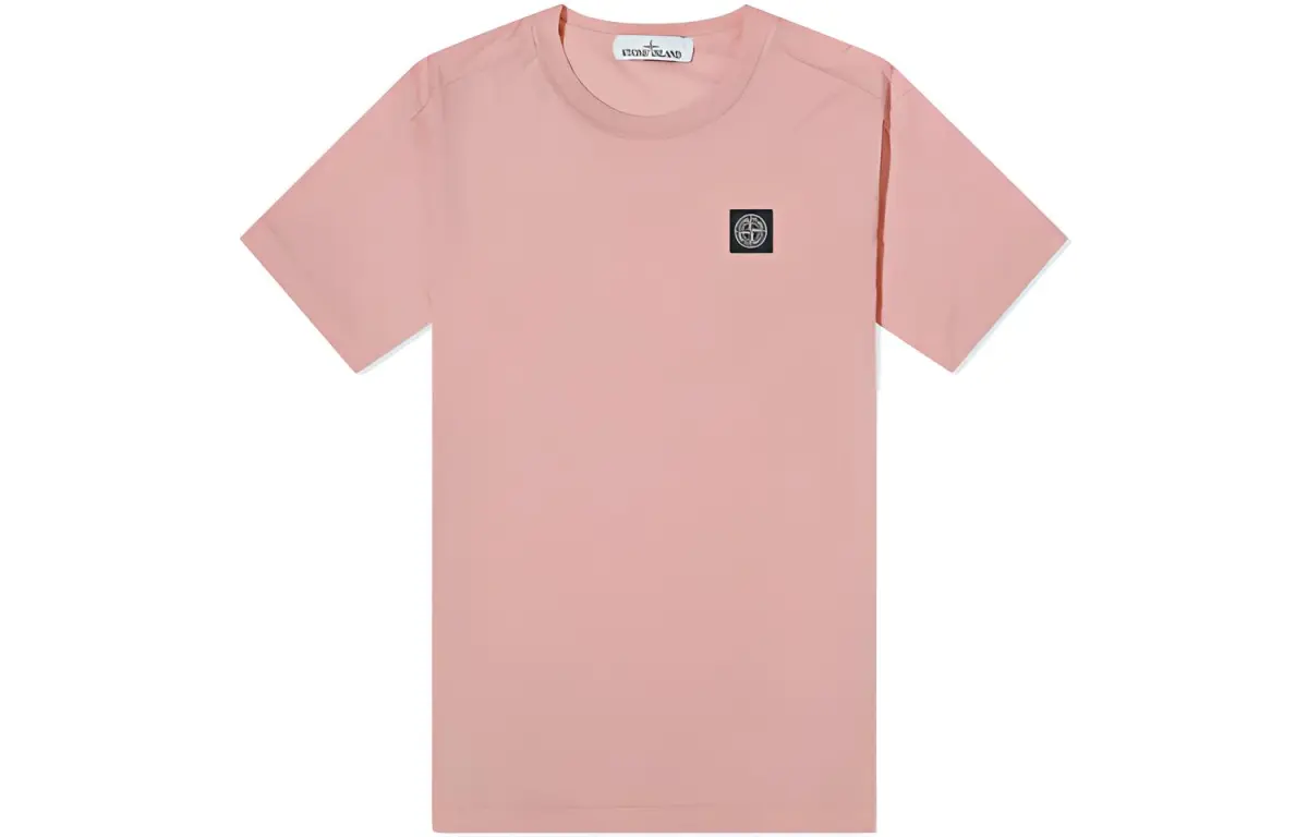 STONE ISLAND SS21 T Shirt Men's Rose Pink
