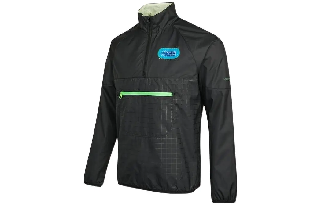 Nike Jackets Men's Black Stand Collar Moderate