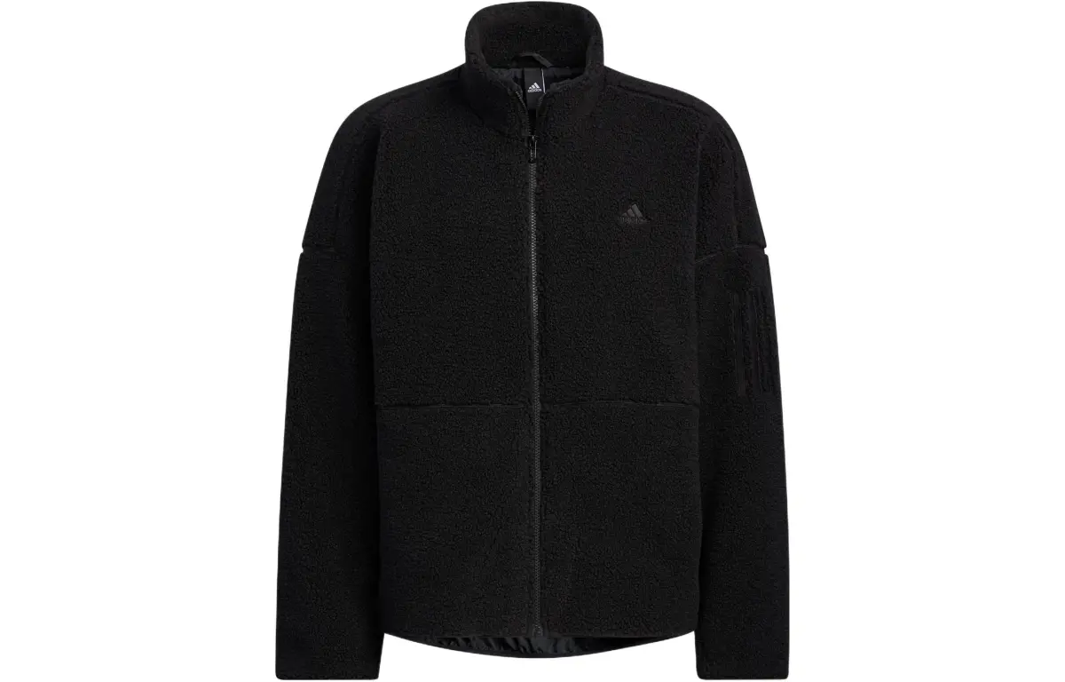 Adidas Jackets Men's Black Stand Collar Moderate Other