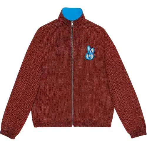 【Previous Season】reversible logo-appliqué jacket