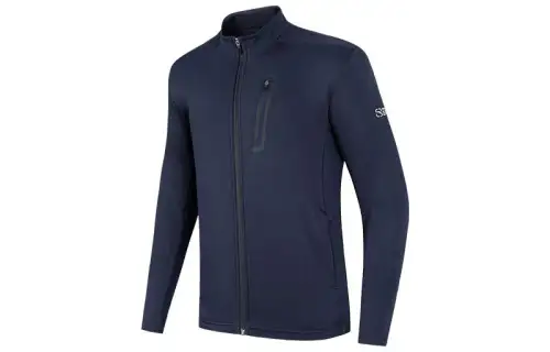 Anta Variety Training Collection Solid Color Zipper Stand Collar Long Sleeved Fleece Lined Jacket Men's