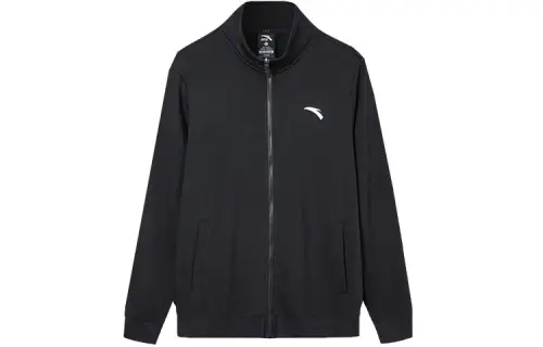 ANTA Jackets Men's Black Stand Collar Moderate Other