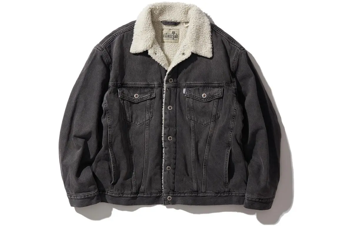 Levi's Jackets Men's Dark Gray Lapel Moderate Other