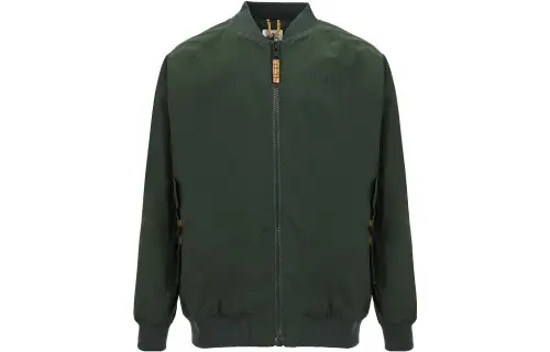 Timberland Jackets Men's Green Baseball Collar Moderate