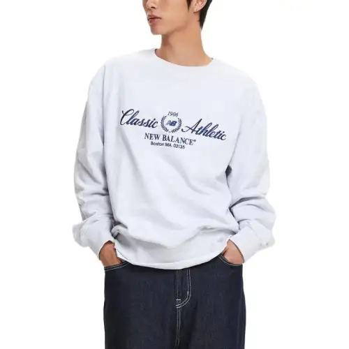 New Balance Sweatshirt Men's Light Gray