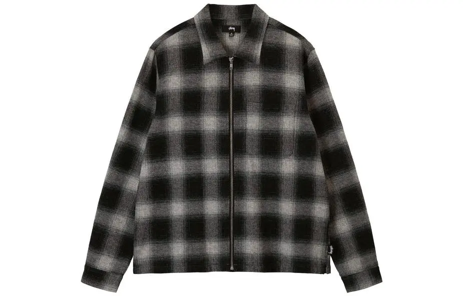 Stussy Hank Plaid Zip Shirt