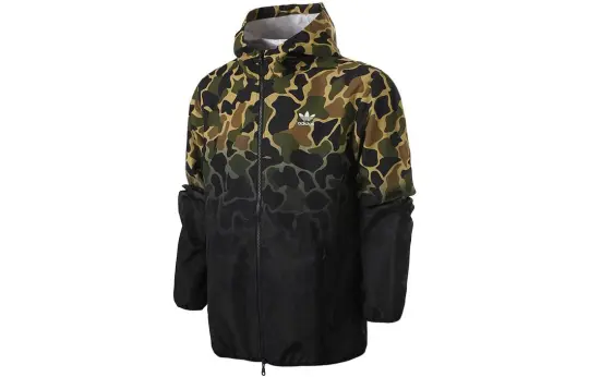 Adidas Originals camouflage windbreaker jacket