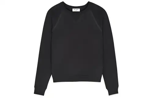 SAINT LAURENT Crew-neck Raglan-sleeve Sweatshirt