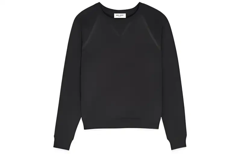 SAINT LAURENT Crew-neck Raglan-sleeve Sweatshirt