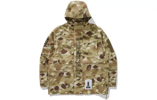 A BATHING APE X Alpha Industries Bape Jackets Men's Multicolor Hooded Moderate Other