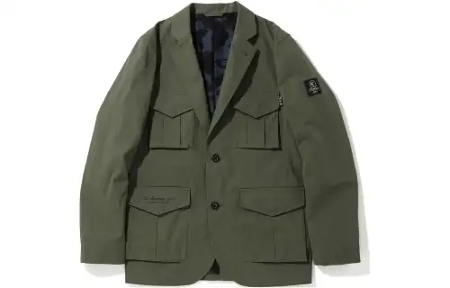 A BATHING APE Jackets Men's V Neck Moderate Workwear