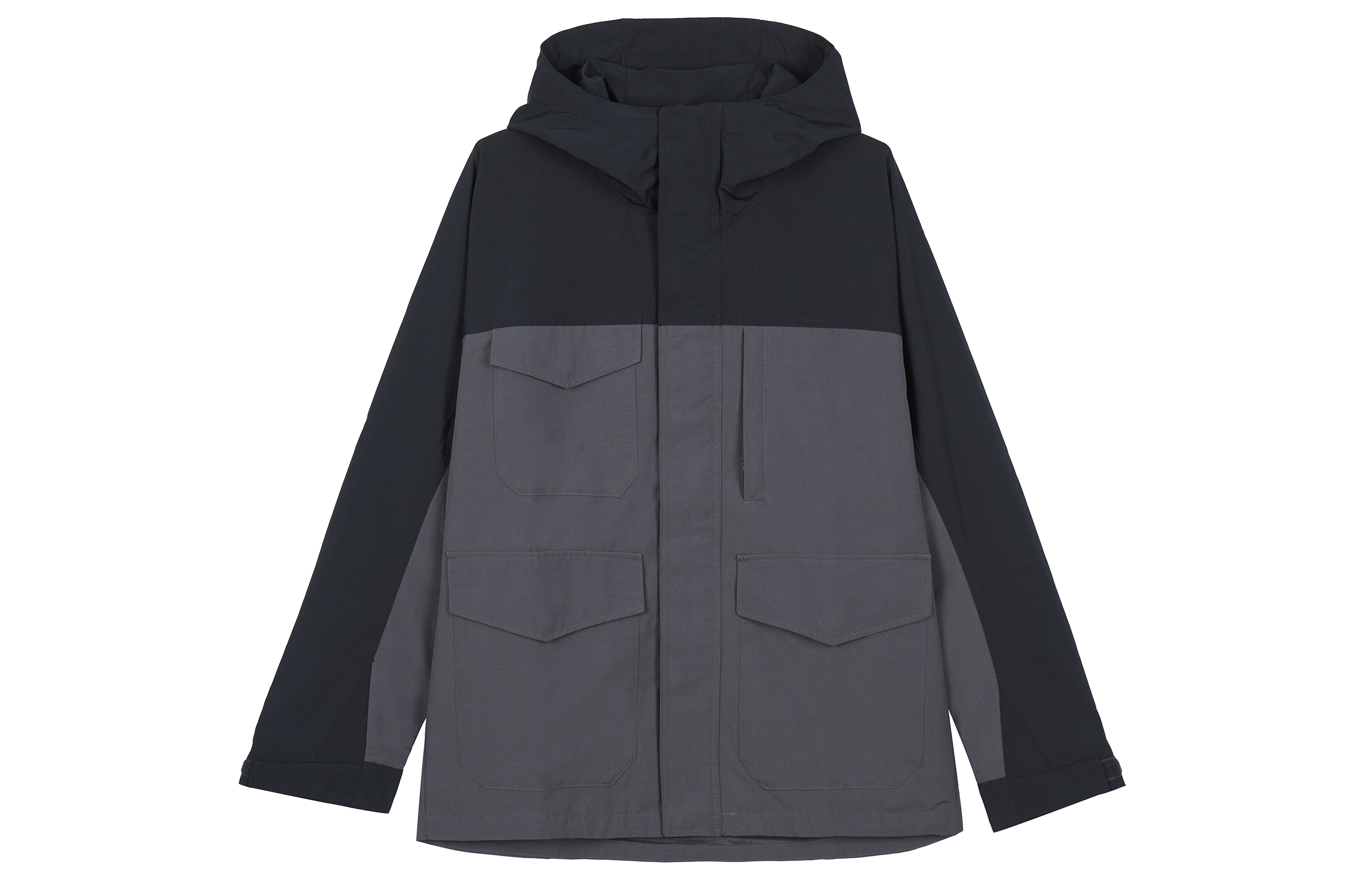 UNIQLO Jackets Unisex Black Hooded Moderate Other