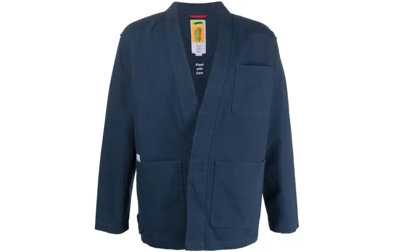 Vans Jackets Men's Blue V Neck Moderate Other