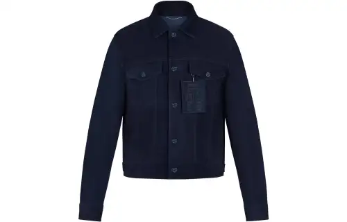 LOUIS VUITTON Suede Denim Jacket