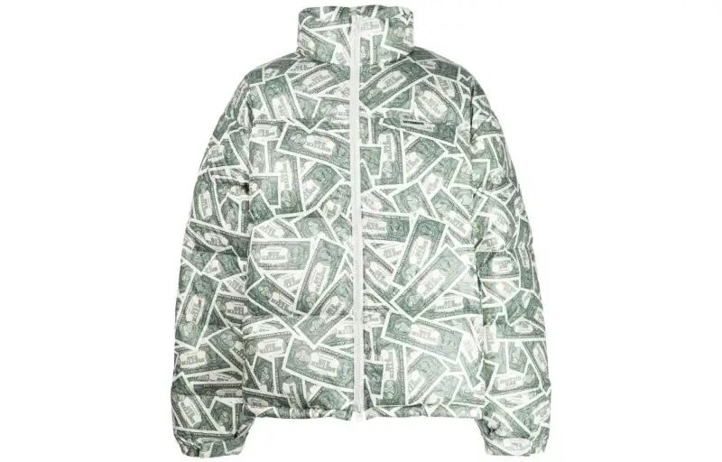 Vetements Million Dollar Graphic print Puffer Jacket