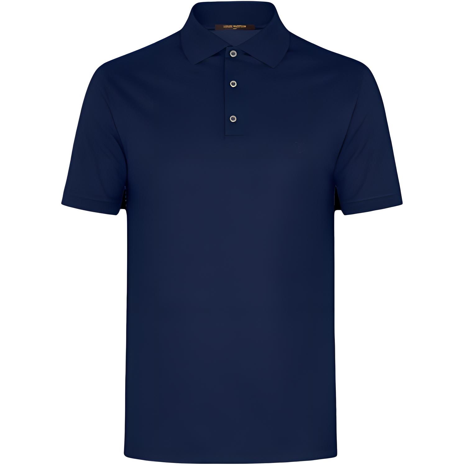 Мужская футболка Louis Vuitton Polo (черная)