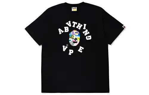 Bape Multi Camo Broken College Tee