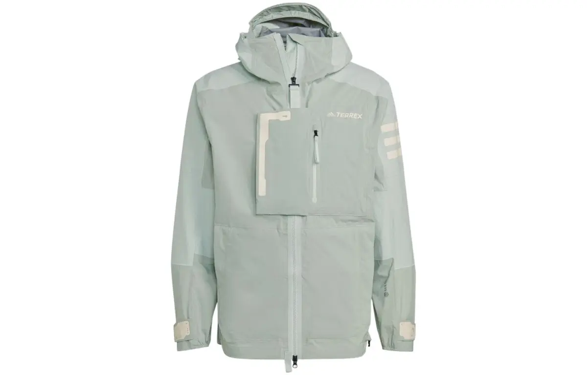 Adidas Jackets Men's Green Hooded Moderate Other