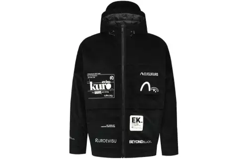 EVISU Jackets Men's Hooded Moderate Other
