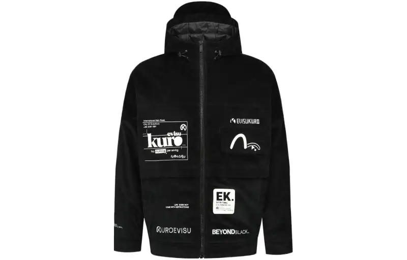 EVISU Jackets Men's Hooded Moderate Other