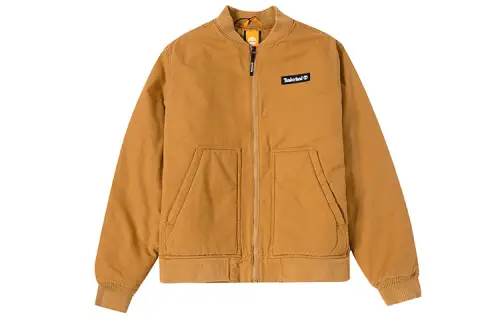 Timberland Jackets Men's Yellow Baseball Collar Moderate Pilot