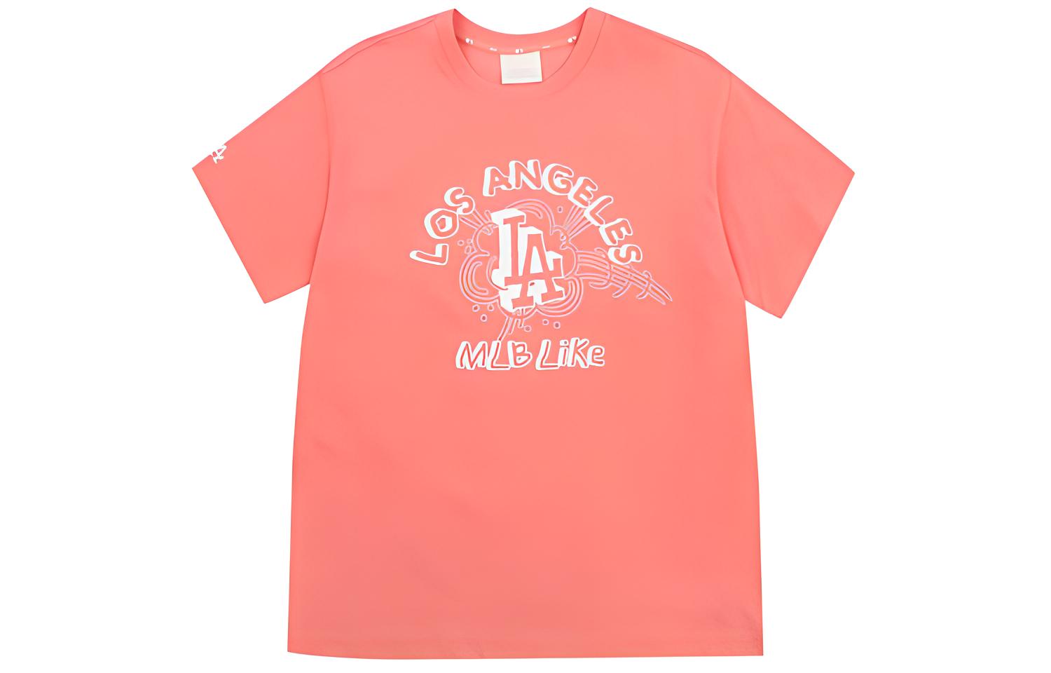 Футболка MLB T (розовая) — фото 1