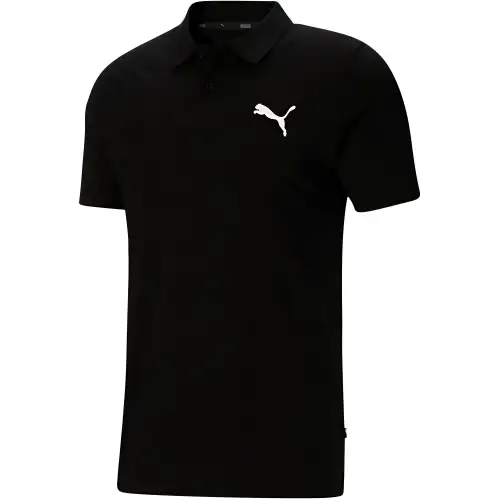 PUMA ESSENTIALS Polo Shirt Men's Black