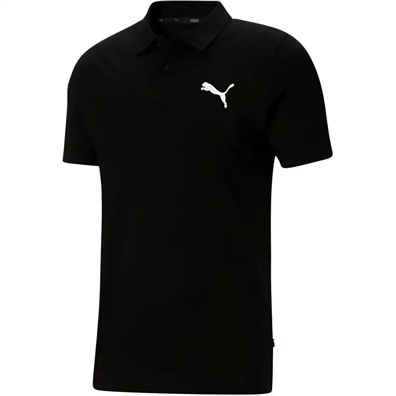 PUMA ESSENTIALS Polo Shirt Men's Black