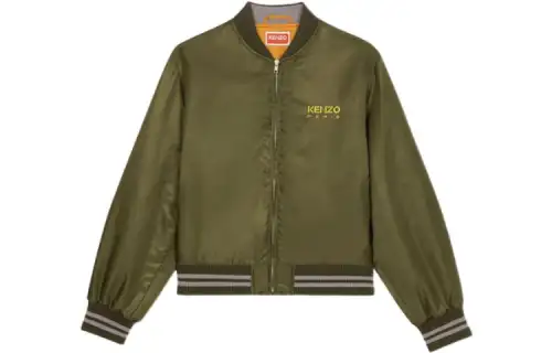 【Previous Season】embroidered-logo bomber jacket