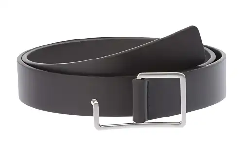 Bottega Veneta Leather Belts Men's Dark Chocolate
