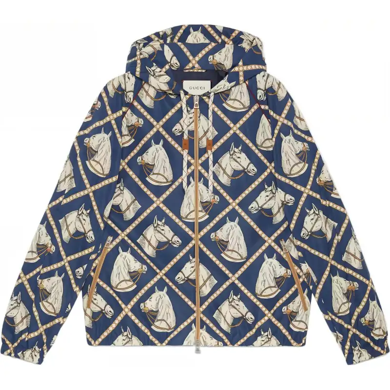 GUCCI Jackets & Coats Men's Blue