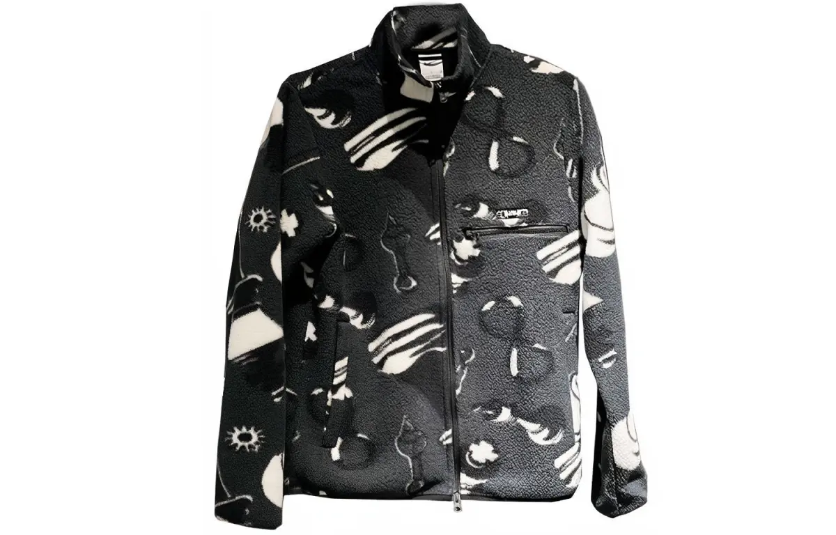 Nike Jackets Men's Black Stand Collar Moderate Other