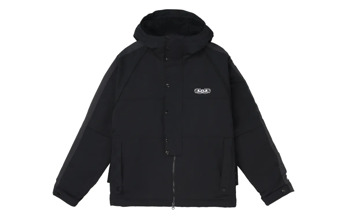Nike Jackets Men's Black Hooded Thickened Other