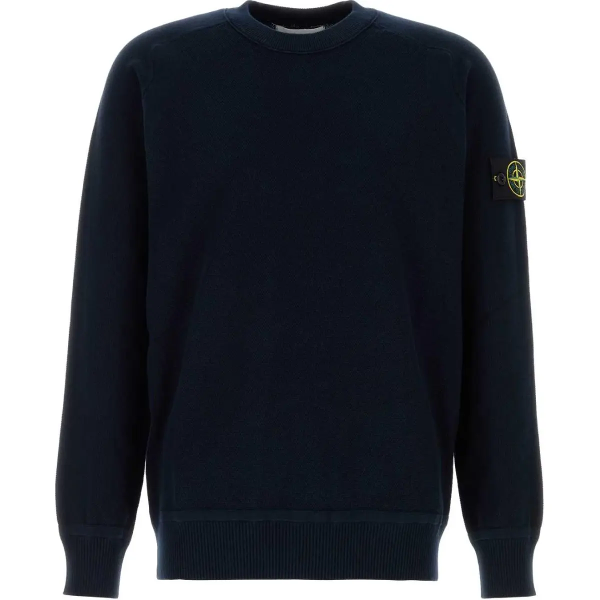 STONE ISLAND Logo Patch Crewneck Sweatshirt